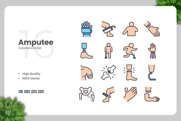 Amputee Color Icons: A Modern Design Solution for Creative Professionals