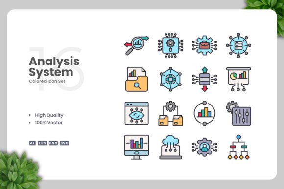 Analysis System Color Icons