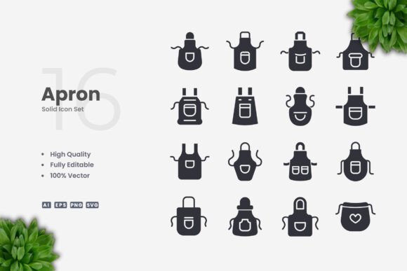 Apron Solid Icons: A Strategic Tool for Clear and Effective Visual Communication