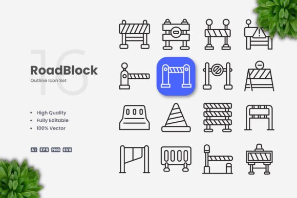 Discover the Power of Roadblock Icons for Modern Design
