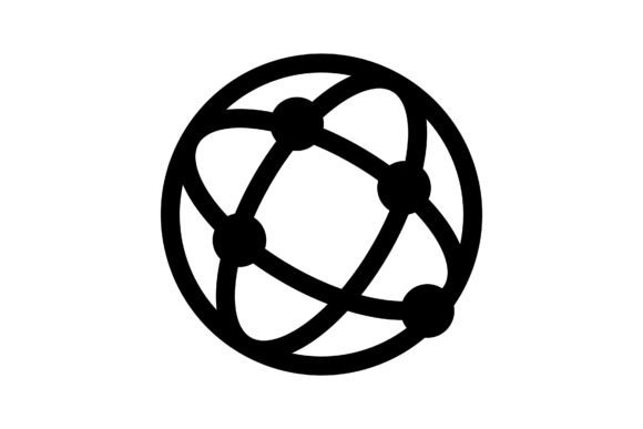 Earth with Connected Points on Grid
