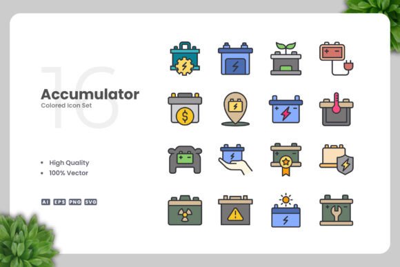 Exploring the Versatility of Accumulator Color Icons