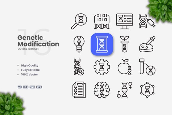 Genetic Modification Icons: A Powerful Tool for Visual Communication