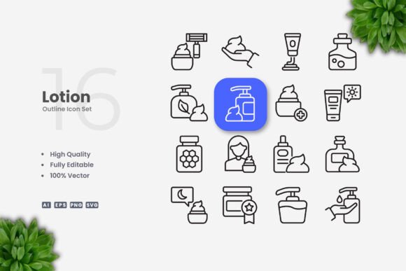 Lotion Icons: A Versatile Tool for Modern Designers