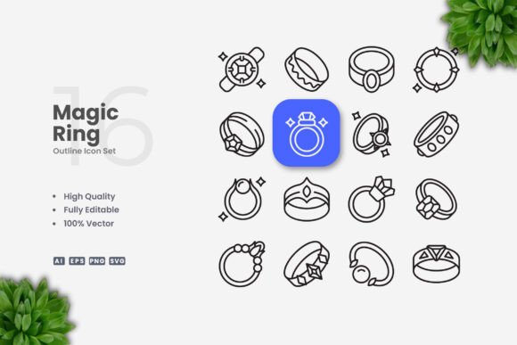 Magic Ring Icons: A Versatile Design Solution for Modern Creators
