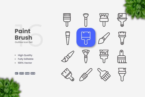 Paint Brush Icons: A Versatile Tool for Creative and Professional Projects