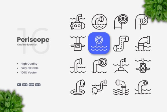 Periscope Icons: A Versatile and Professional Icon Set for Diverse Projects